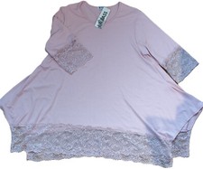 La Bass Long Shirt ROSE zackig
