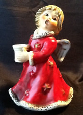 Weihnachtsengel Rot Goebel mit Spieluhr für Bastler – Stille Nacht HX 328 1966
