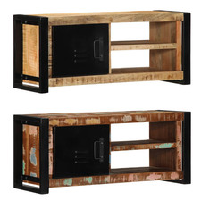 Fernsehtisch Schrank Unterschrank TV-Schrank Board 80x30x35cm Massivholz Altholz