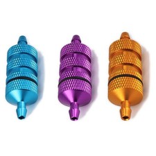 Aluminiumlegierung Kraftstofffilter für Nitro RC Modellautos 18 110 Motorleistu