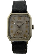 Herrenarmbanduhr Waltham Handaufzug Kal. Sapphire 25 Elgin Gehäuse, funktioniert