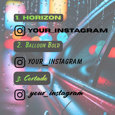 Instagram Aufkleber Auto
