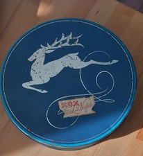 Gebäck-/Waffeldose, XOX, 50er/60er Jahre, Metall, Vintage