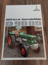 Original Prospekt Deutz D 90 06 Serie 06 Traktor Schlepper