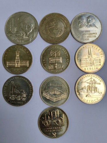 Ddr münzen 20 mark - münzen, 5