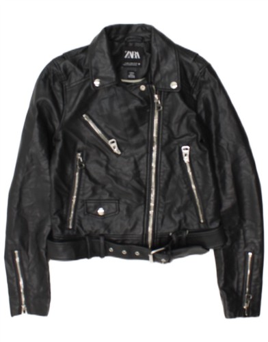 Zara damen crop - zara, kunstleder