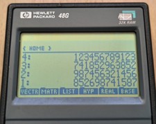 HP48G 32K RAM Taschenrechner