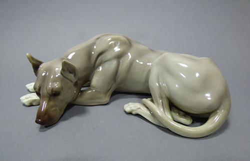 Porzellanfigur figur liegende - porzellanfigur,