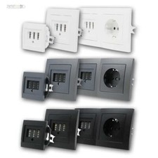 Telefon-Anschluss-Dose unteruptz, NFN Telefondose TAE Telefon UP-Dose weiß FLAIR