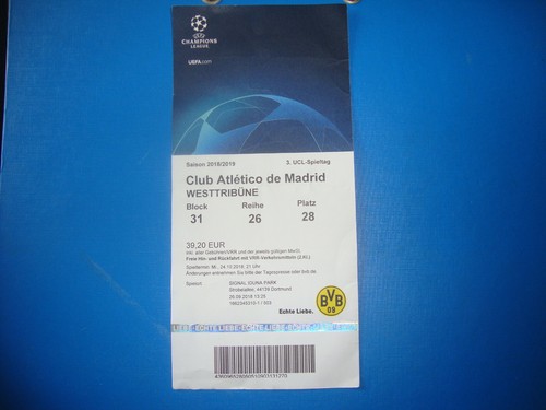 Ticket bvb dortmund - ticket,