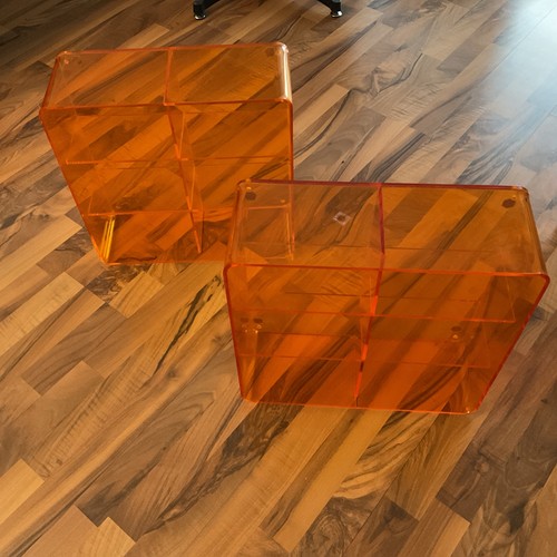Orange acrylglas regal vintage - orange,