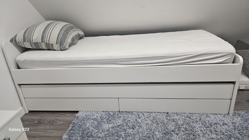 Bett 90x200 mit unterbett - mit,