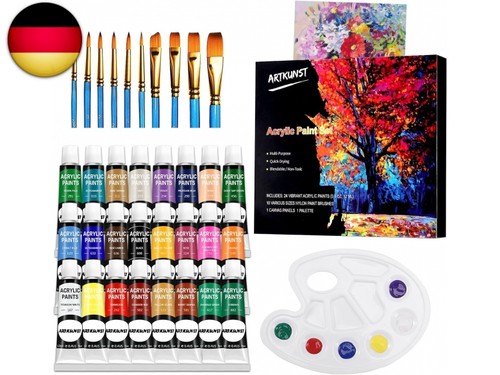Teiliges acrylfarben set - 36-teiliges, acrylfarben-set