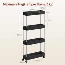 Küchenwagen schmal Rollwagen