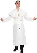 Kostüm papst weiß - papst,