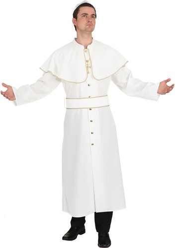 Kostüm papst weiß - kostüm,