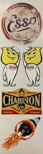 5x Esso Champion Aufkleber
