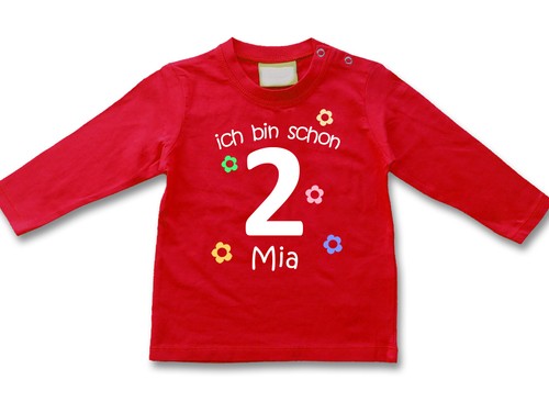 Geburtstagsshirt ich bin - la,