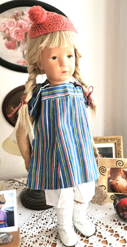 Süsses antikes puppenoutfit - süsses,