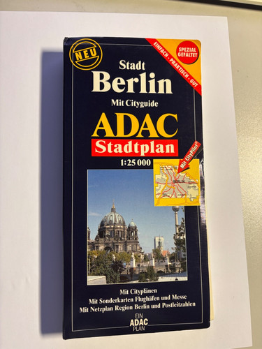 Adac stadtplan berlin 25000 - stadtplan, 1:25000