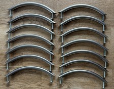 Möbelgriffe Edelstahl massiv Rund ,Küchengriffe ,Schrankgriff ,Griffe 14 Stück