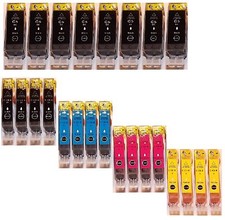 24 Druckerpatronen für Canon MP-500 510 520 530 610 800 810 MX700 MX850 Mit Chip