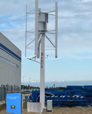 30kW Vertikale Windkraftanlage 220V 380V Savonius VAWT Grid Tie System mit Mast