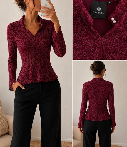 Sienna strickbluse super - sienna,, strickbluse,