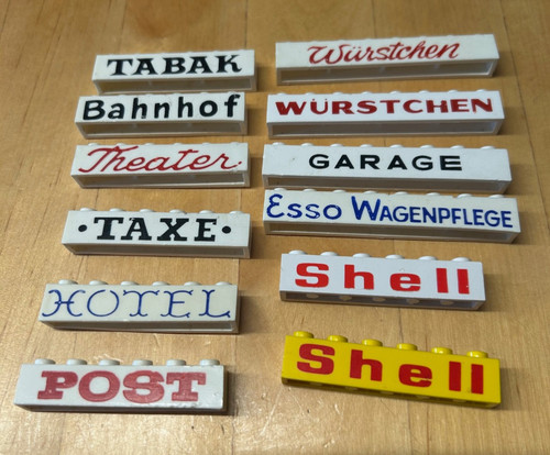 Lego schilder verschieden - schilder,