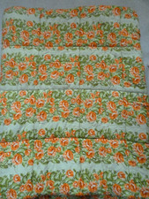 2 steppdecken krabbeldecken baumwolle campingdecken florales dekor 