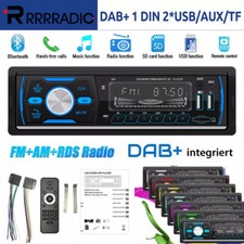 1 DIN Autoradio Bluetooth DAB+ RDS AM FM SD AUX IN mit USB Freisprecheinrichtung