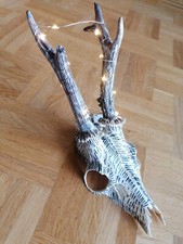 Geweih Gehörn Reh Rehbock Rehgehörn Lampe Disco Deko Licht Weihnachten Advent 