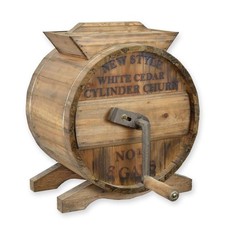 Dekoration Butterfass Holz Replikat Retro Design Dekoration