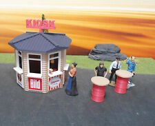 Kiosk 2x Stehtisch 1:32 für Carrera Gebäude Evolution 132 Universal 124 Deko