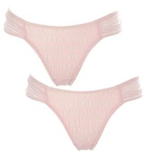 Lascana ( 2 Stck. ) String Slip Gr. 36/38 rosa Spitze NEU 2xY591