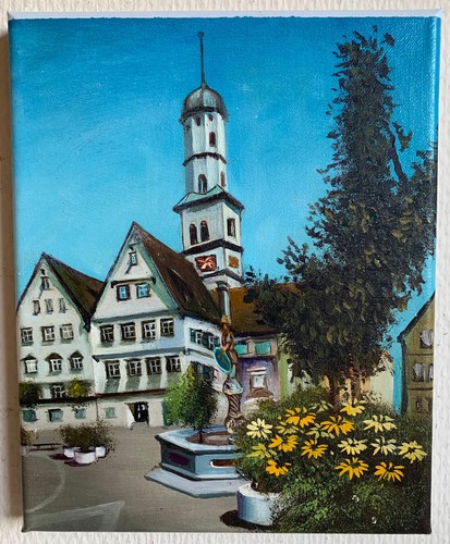 ölgemälde marktplatz - Ölgemälde,