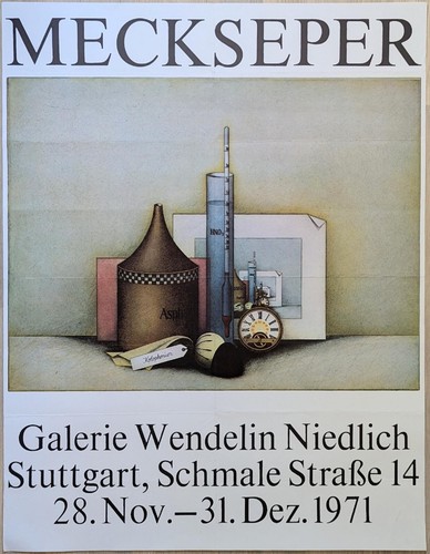 Poster plakat meckseper - poster,