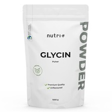 Glycin Pulver 1000g - hochdosiertes Pulver ohne Zusätze - 5g L-Glycin - Kollagen