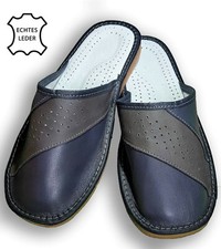 Herren echtes Leder Pantoffeln