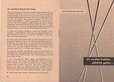 Beate Uhse (?) Prospekt " FÜR IHN" Erotik Sex ca. 60/70er