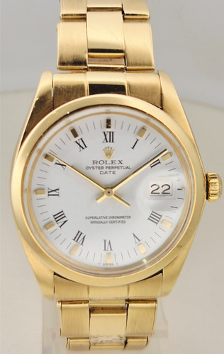 Rolex date all gold - date,