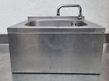 Handwaschbecken Waschbecken Edelstahlbecken Wandmontage mit Wasserhahn