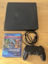 PlayStation 4 Slim 500GB Spielkonsole PS4 - Schwarz  - wurde gereinigt (leise)