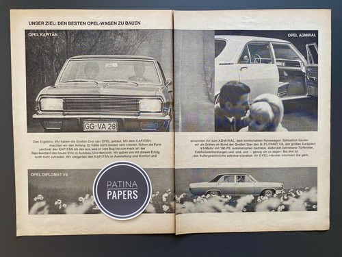1964 opel diplomat kapitän - opel,