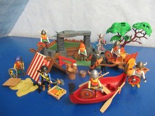 Wikinger Festung Boot Zelt Wagen 8 Figuren  zu 3150 3151  Playmobil 7826