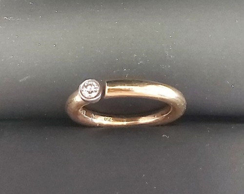 Bunz ring 750er goldgelb mit - ring,