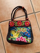 Vintage Folklore Mini Handtasche Stickerei Hippie