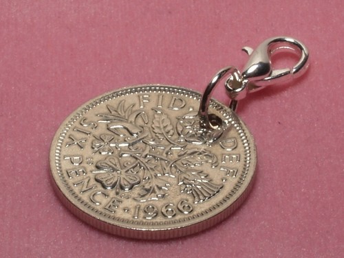 1955 lucky sixpence - 1955,