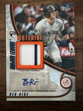 2025 Topps Update - Major League Material - Ben Rice - Relic/Auto (#20/25))