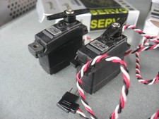 Model Craft 2 x Servo S-24 mit altem 3 Pol Stecker für Robbe RC anlagen a.d.80er